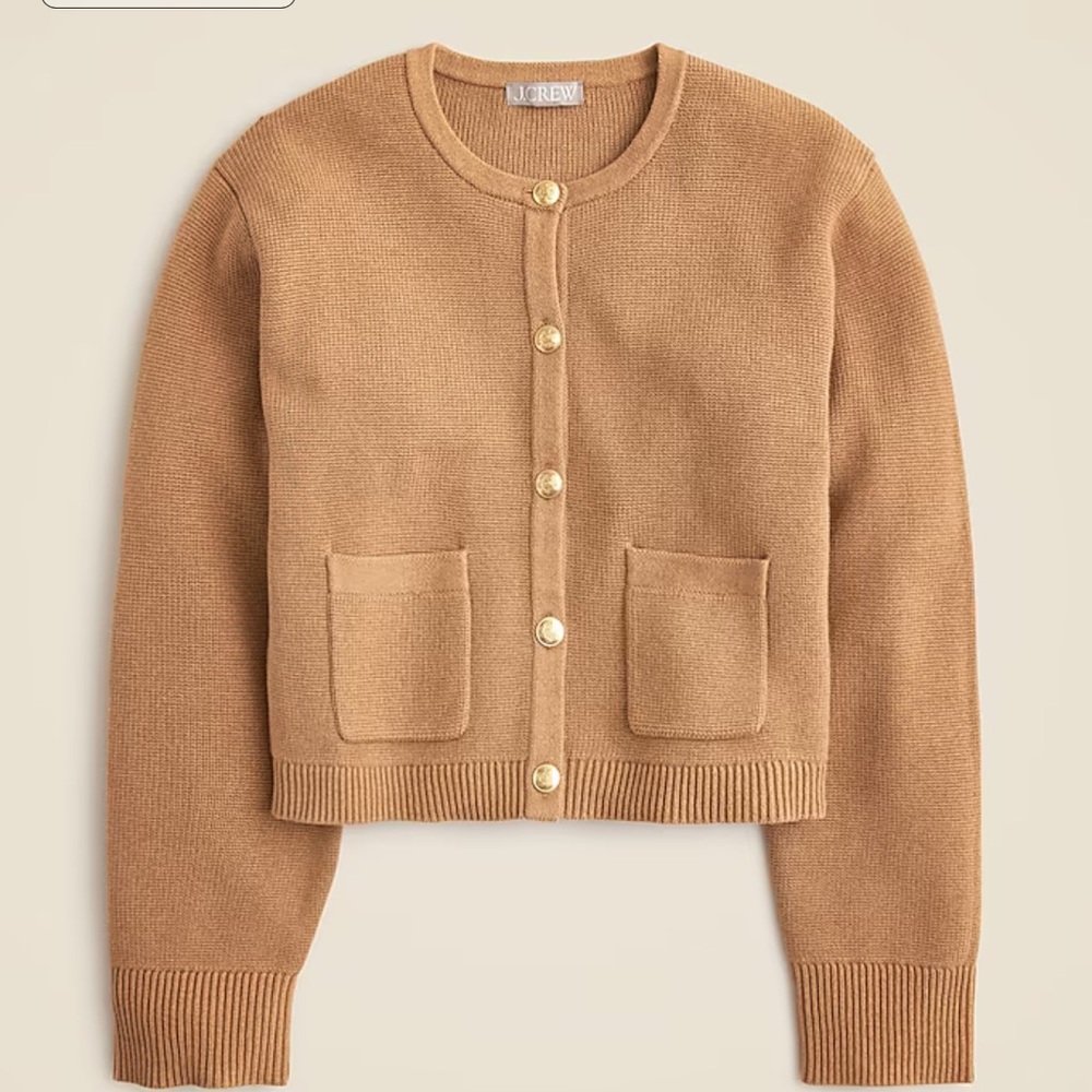 Jcrew brown cardigan / jacket - sold out everywhere!